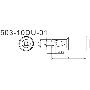 Жало для паяльника Quick 503-10DU-01