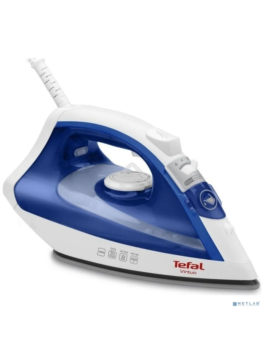 Утюг Tefal FV1711E0 1800Вт синий/белый