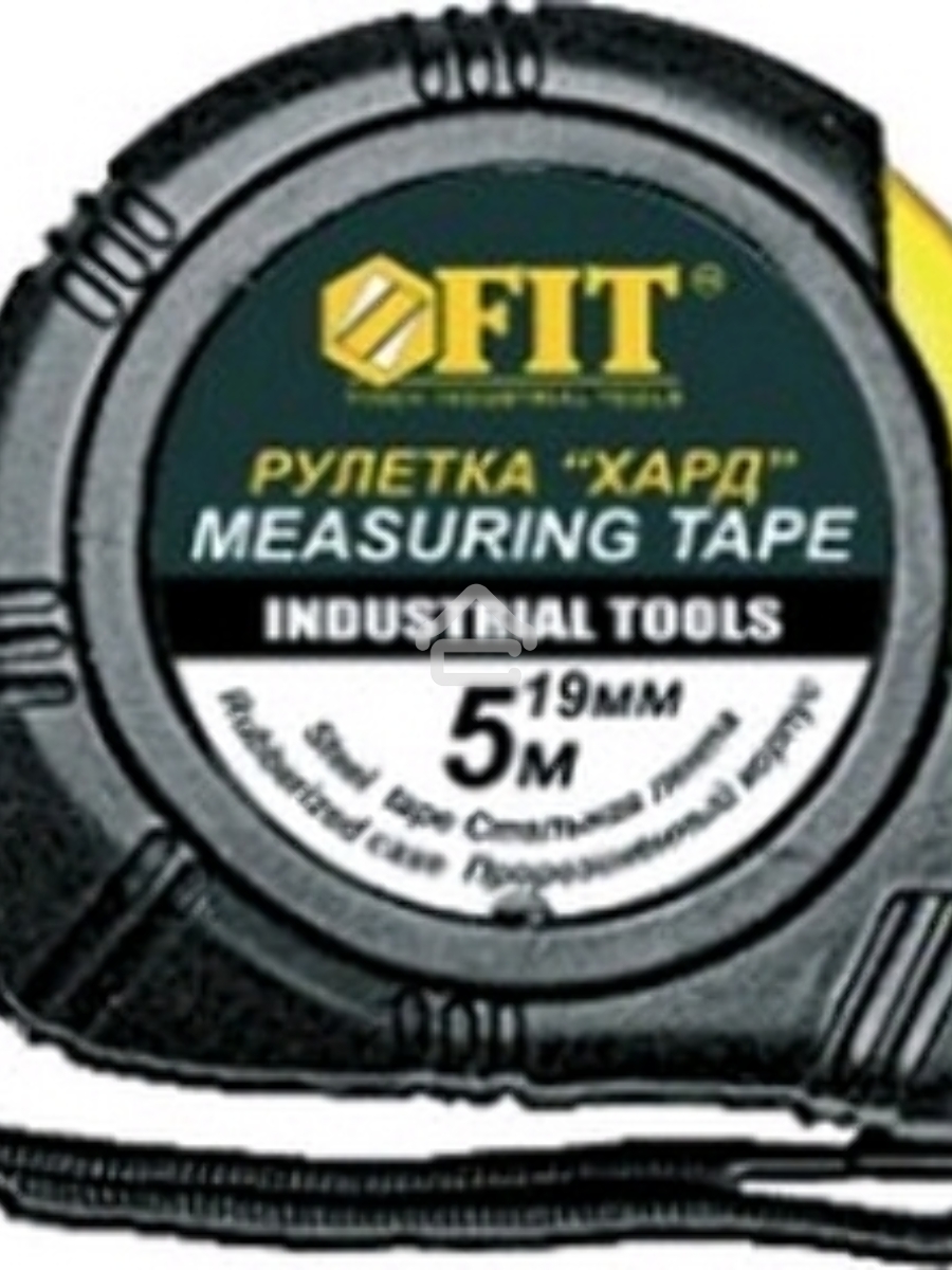Рулетка FIT 17206корпус прорезиненный, 