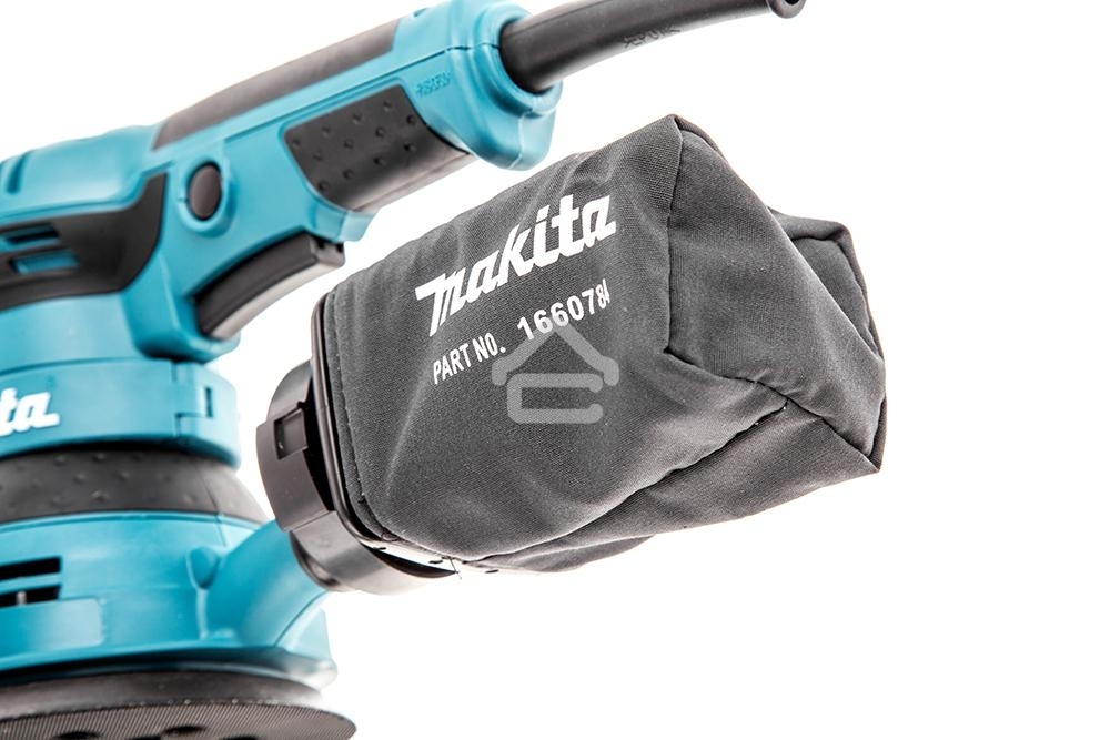 Эксцентриковая шлифовальная машина Makita BO5041 ЭШМ,300Вт,ф125мм,4000-12000об\м,ампл-2.8мм,1.4кг,кор,п\сборник,доп.рукоятка