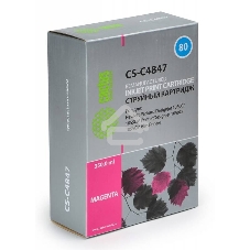 Картридж струйный Cactus CS-C4847 №80 пурпурный (350 мл.) для HP DesignJet 1050C/1055CM/1000