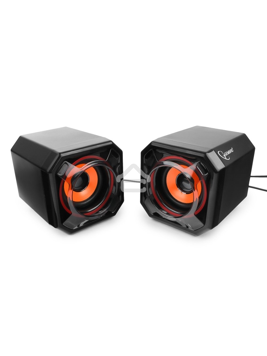 Акустич. система 2.0 Gembird SPK-405, пассив. излучатели, черный, 5 Вт, рег. громкости USB-питание					