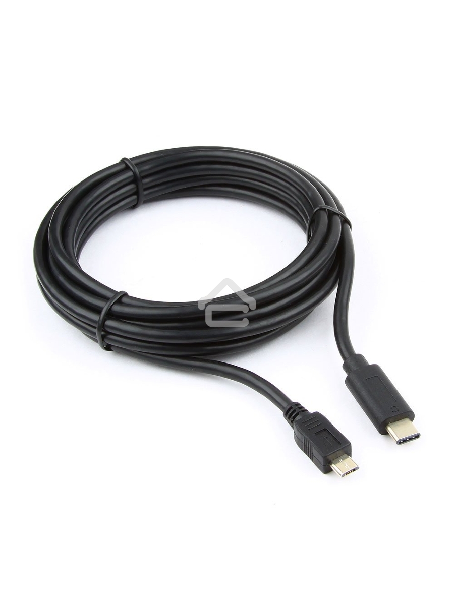 Кабель Cablexpert CCP-USB2-mBMCM-10 USB2.0 microBM/USB3.1TypeC, 3м, 