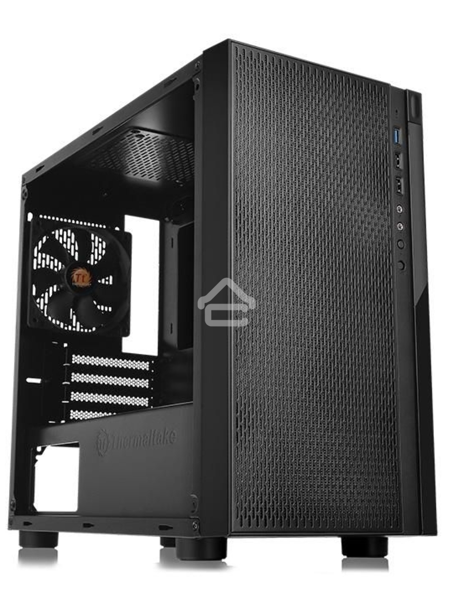 Компьютерный корпус Thermaltake Versa H18 Window черный без БП mATX 2xUSB2.0 1xUSB3.0 audio bott PSU