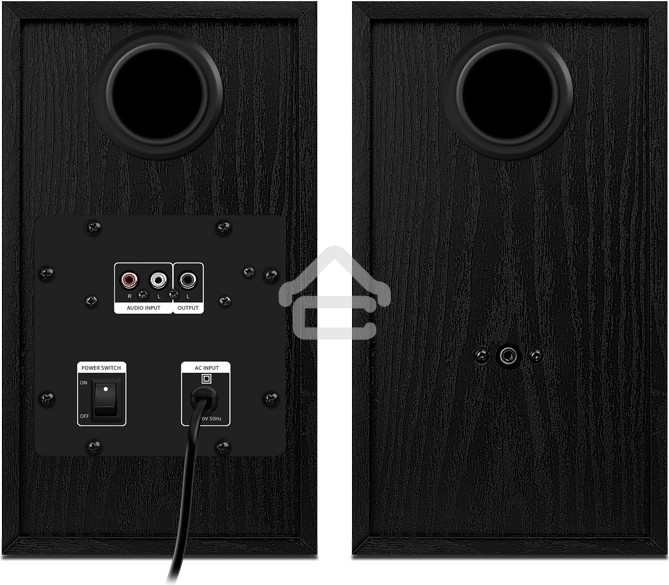 Колонки Sven SPS-614 2.0 (2x20W, Bluetooth, дерево, black)