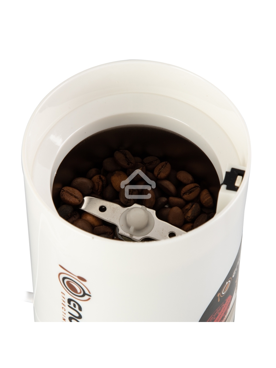 Кофемолка Endever Costa-1053, 250 Вт, 15000 об/мин, вес продукта для помола 100 гр, ABS-пластик, защита от перегрева двигателя