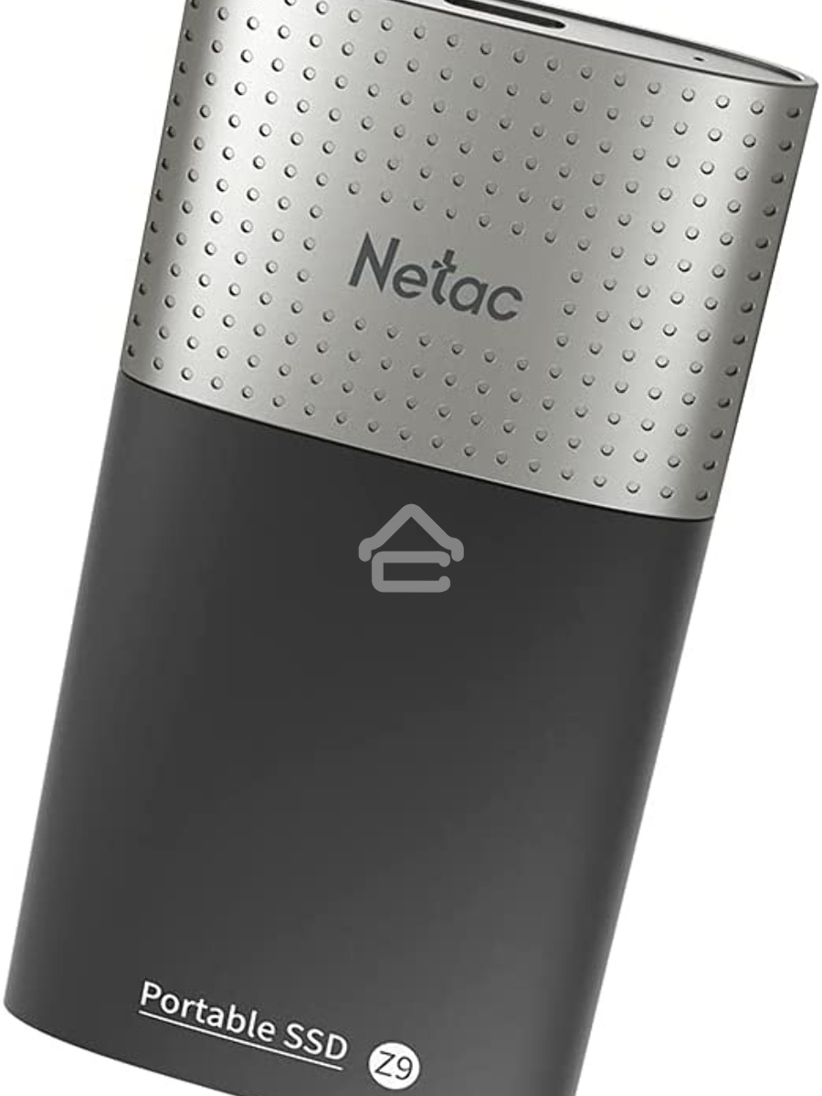 Внешний накопитель SSD Netac 500Gb Z9 <NT01Z9-500G-32BK> (USB3.2, up to 550/480MBs, 90х47.5х11.5mm, Aluminium+Plastic)