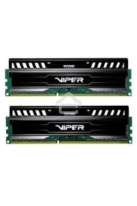 Оперативная память Patriot Viper 3, DDR3, 16GB (2x8 GB), 1866 MHz, CL10, радиатор, черный