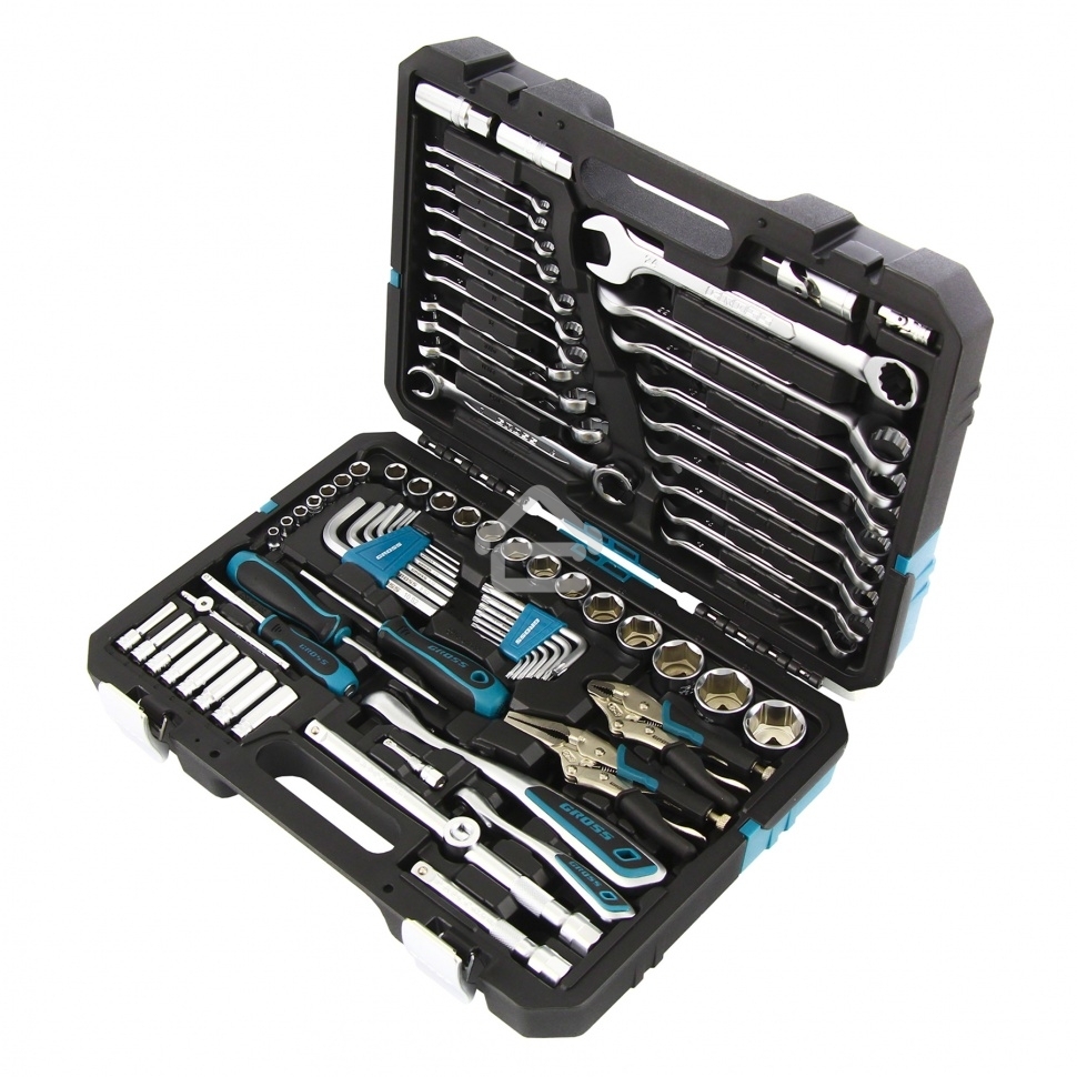 Набор инструментов Gross 78 пред., 120 зубьев, CrV, 1/4, 1/2 14148