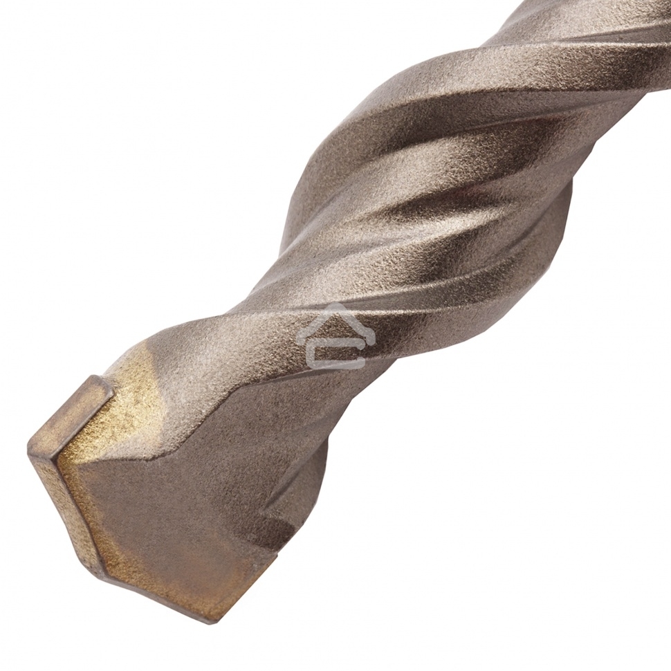 Бур по бетону Denzel двойная спираль, Cobalt W-tip, 16x210 мм, SDS PLUS