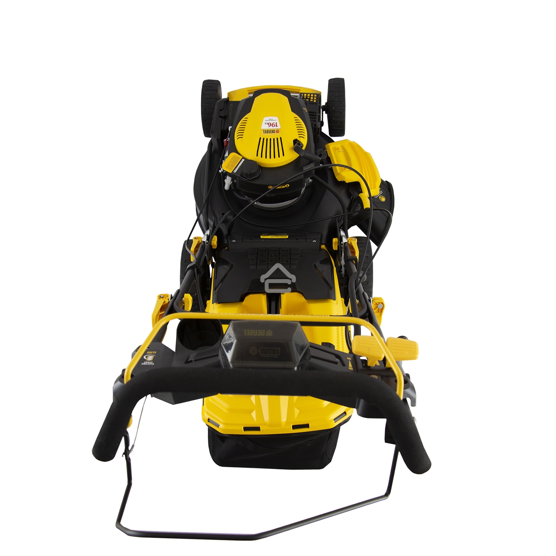 Газонокосилка бензиновая Denzel GLD-520SP-VE, 196 см3,шир 52 см,привод,вариатор,эл.старт, 60 л