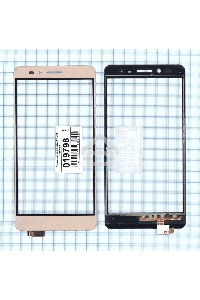 Сенсорное стекло (тачскрин) для Huawei Honor 5X / GR5, золотое