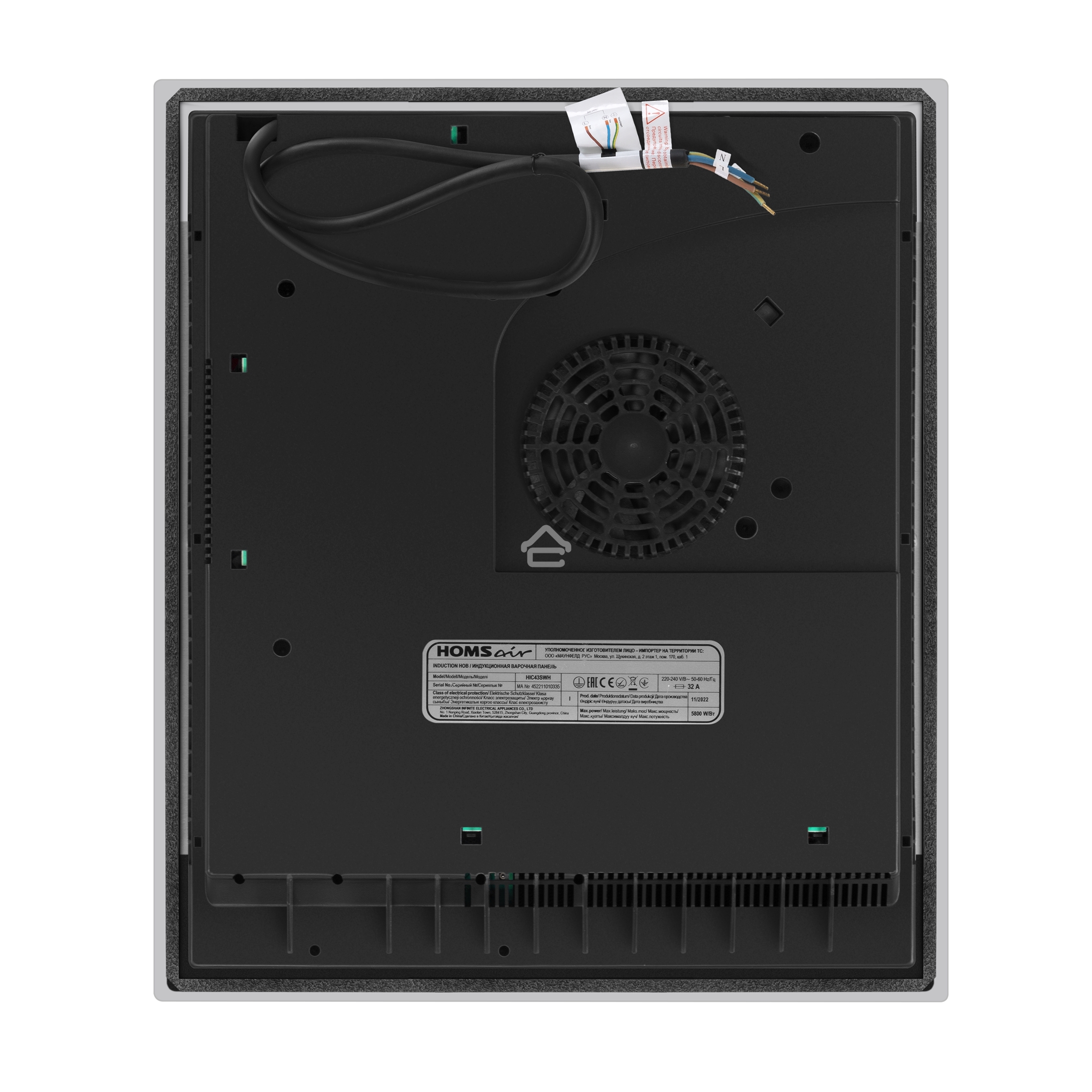 Индукционная варочная панель HOMSair HIC43SWH Inverter