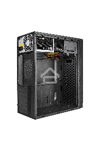 Компьютерный корпус Miditower ExeGate AA-440U-AA450 (ATX, AA450 8 см, 2*USB+1*USB3.0, аудио, черный)