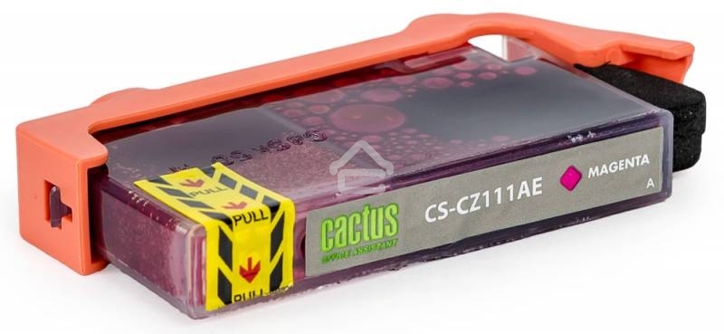 Картридж струйный Cactus CS-CZ111AE №655 пурпурный (14,6 мл) для HP DJ IA 3525/5525/4515/4525