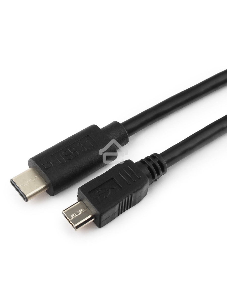 Кабель Cablexpert CCP-USB2-mBMCM-10 USB2.0 microBM/USB3.1TypeC, 3м, 
