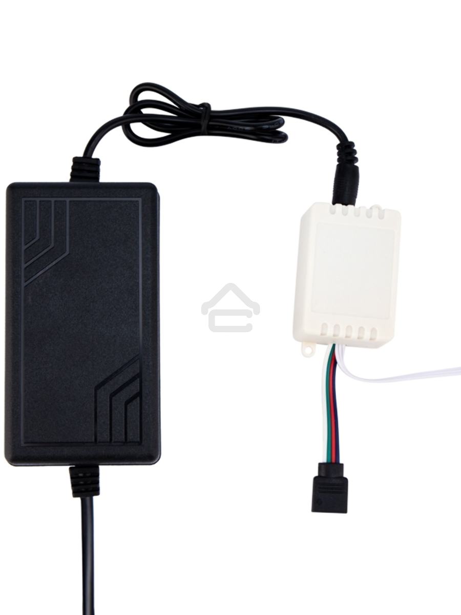 Комплект светодиодной ленты 5 м с блоком питания и RGB контроллером IP65, свечение RGB LAMPER
