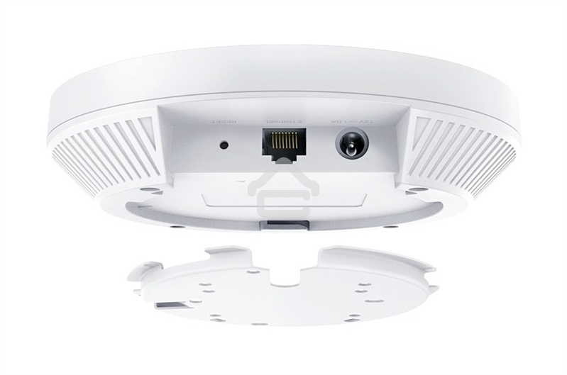 Потолочная точка доступа TP-Link EAP653 AX3000 Ceiling Mount Dual-Band Wi-Fi 6 Access Point, 1?1Gbps RJ45 Port, 574Mbps at2.4 GHz + 2402 Mbps at 5 GHz, 802.3at POE, 2?Internal Antennas