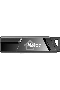 Флеш диск Netac U336S NT03U336S-064G-30BK, 64Gb, USB3.0, пластиковая с защитой от записи