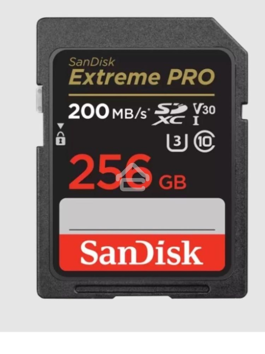 Флеш карта SD 256GB SanDisk SDXC Class 10 V30 UHS-I U3 Extreme Pro 200MB/s