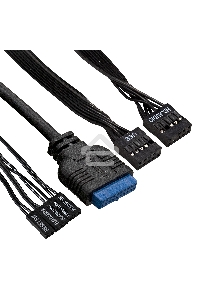 Компьютерный корпус Miditower ExeGate AA-440U-AA450 (ATX, AA450 8 см, 2*USB+1*USB3.0, аудио, черный)