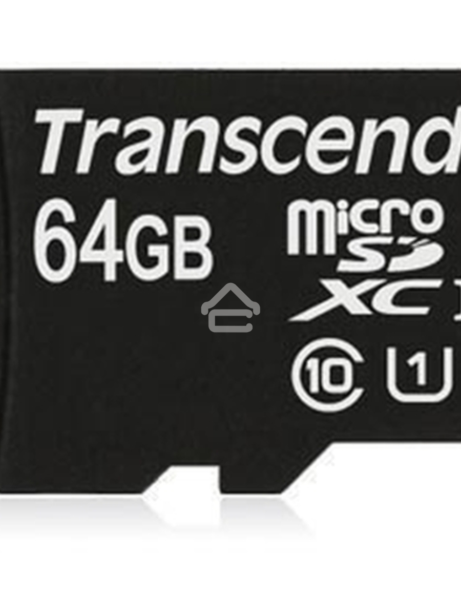 Флеш карта microSDXC 64Gb Class10 Transcend TS64GUSDU1 + adapter