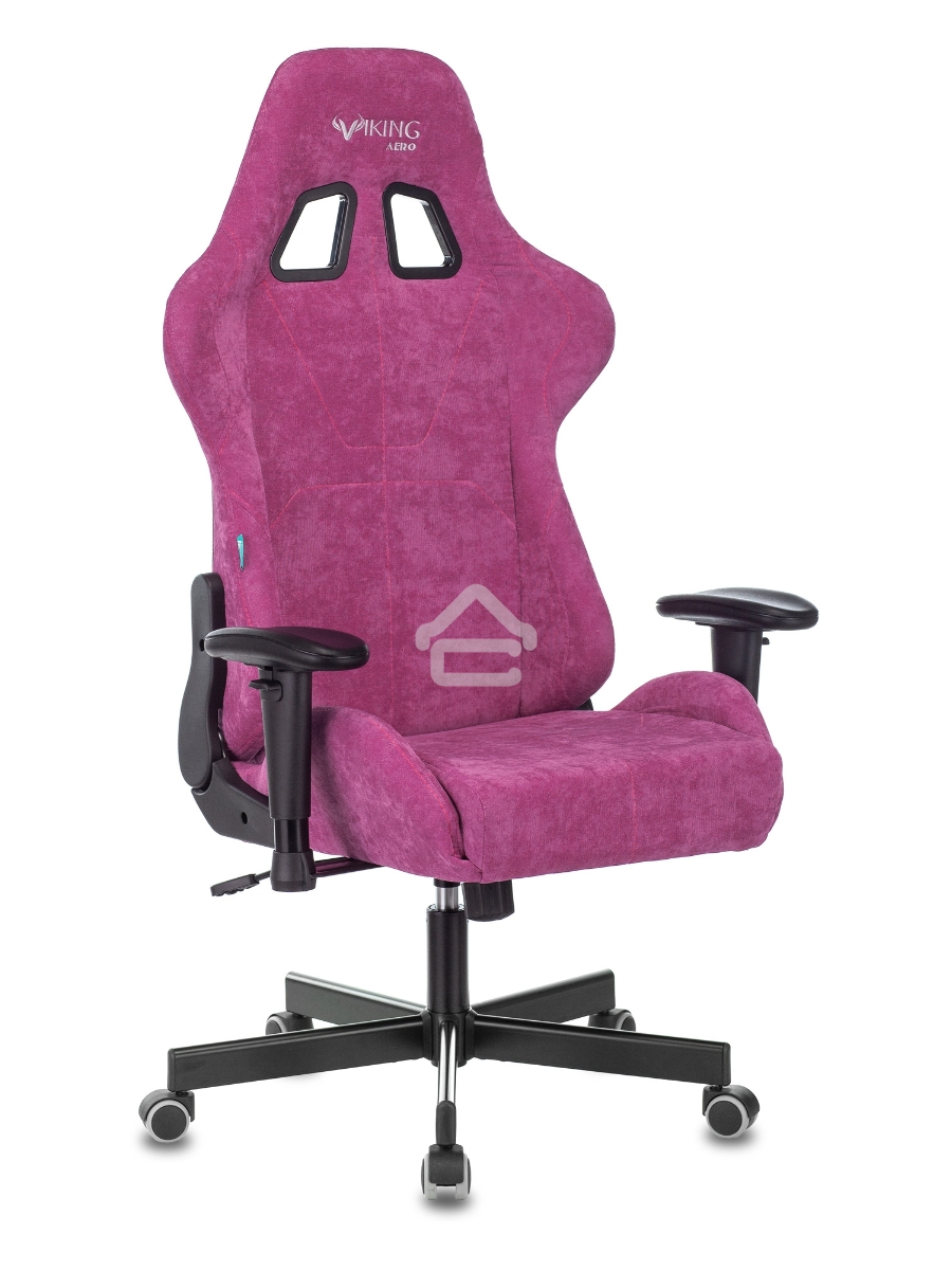 Кресло игровое Бюрократ VIKING KNIGHT LT15 FABRIC малиновый крестовина металл/пластик