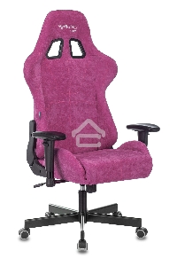 Кресло игровое Бюрократ VIKING KNIGHT LT15 FABRIC малиновый крестовина металл/пластик