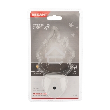 Ночник светодиодный ФАКЕЛ ХАМЕЛЕОН свечение мультиколор 7 цветов, 230 В