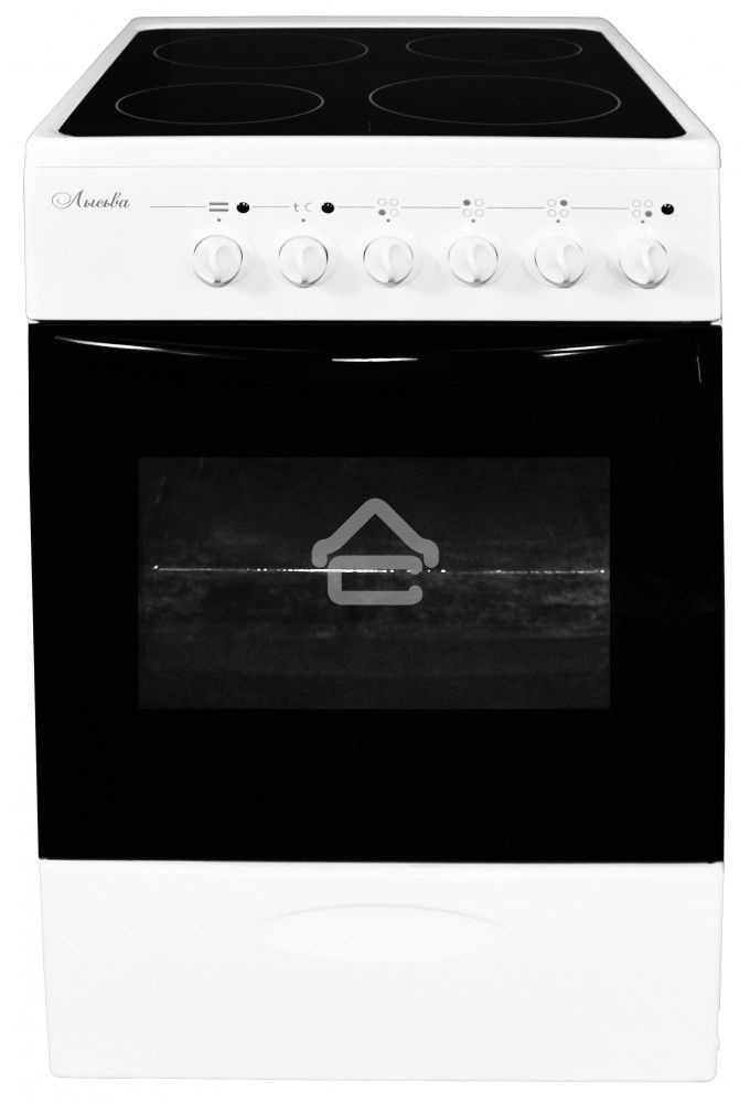 Плита электрическая Лысьва EF4011MK00 белый, конфорок 4 шт, духовка 57 л, 50 см x 84 см x 60 см (без крышки)