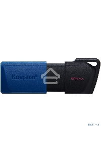 Флеш диск Kingston 64Gb DataTraveler Exodia M DTXM/64GB USB3.0 черный/синий