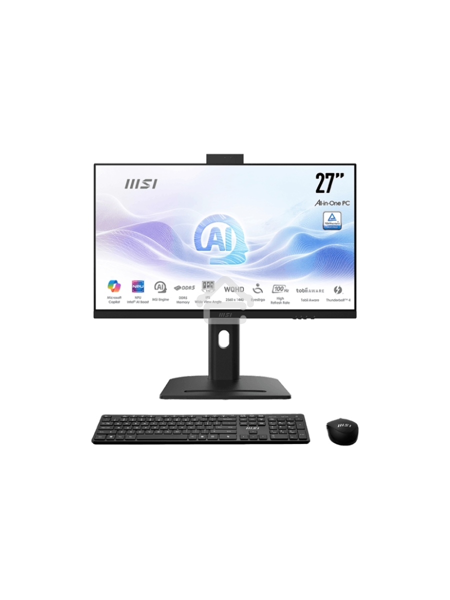 Моноблок MSI Modern AM273QP AI 1UM-005XRU, черный, 27