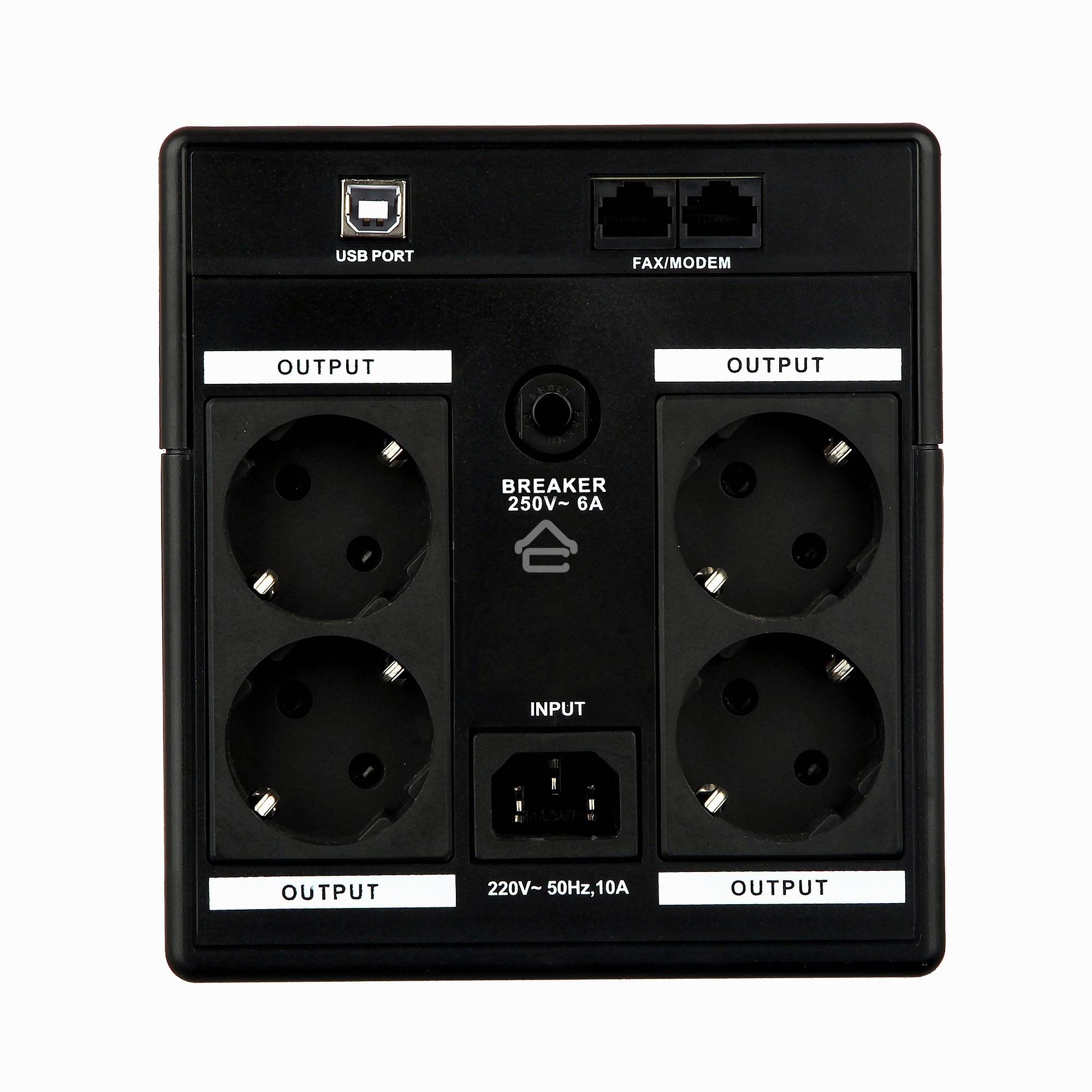 Источник бесперебойного питания ExeGate EP212521RUS Power Back UNB-1500<1500VA, Black, 4 евророзетки>