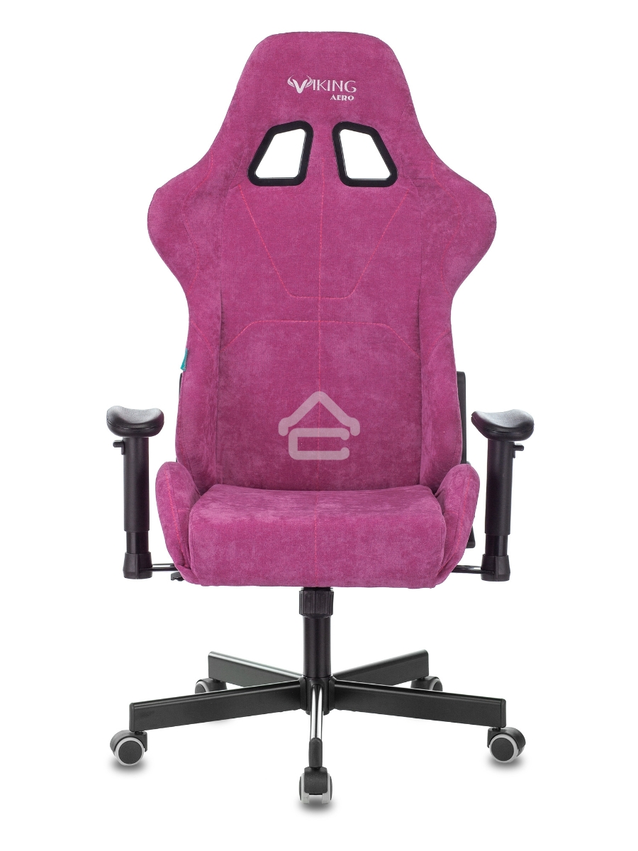Кресло игровое Бюрократ VIKING KNIGHT LT15 FABRIC малиновый крестовина металл/пластик