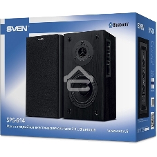 Акустическая система Sven SPS-614 2.0 (2x20W, Bluetooth, дерево, black)