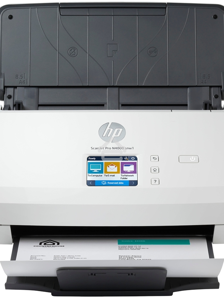 Сканер HP ScanJet Pro N4000 snw1 Scanner, 1y warr