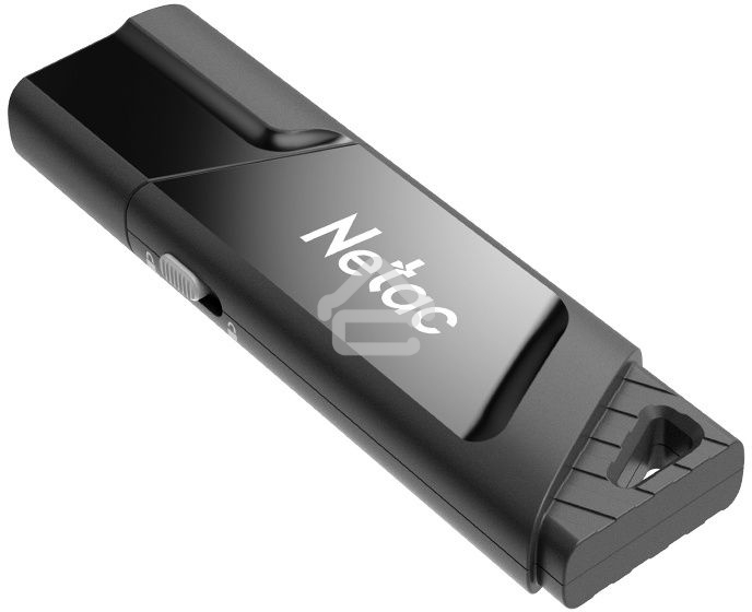 Флешка USB R/W R/W Netac U336S NT03U336S-064G-30BK, 64Gb, USB3.0, пластиковая с защитой от записи