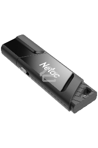 Флеш диск Netac U336S NT03U336S-064G-30BK, 64Gb, USB3.0, пластиковая с защитой от записи
