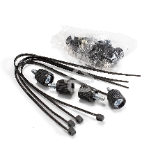 Компьютерный корпус Miditower ExeGate EVO-5001A-450NPX (ATX, БП 450NPX с вент. 12 см, 2хUSB+1хUSB 3.0+HD Audio, черный, 3 вент.12см с RGb подсветкой, боковая панель - закаленное стекло)