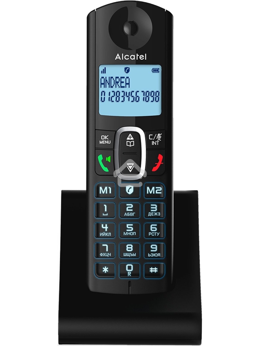 Радиотелефон ALCATEL F685 черный