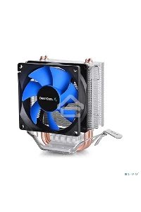 Кулер для процессора DEEPCOOL ICE EDGE MINI FS V2.0 синий, 80 мм, алюминий/медь, 2200 об/мин, 24.7 дБ, 3 pin, 100 Вт, 112 мм