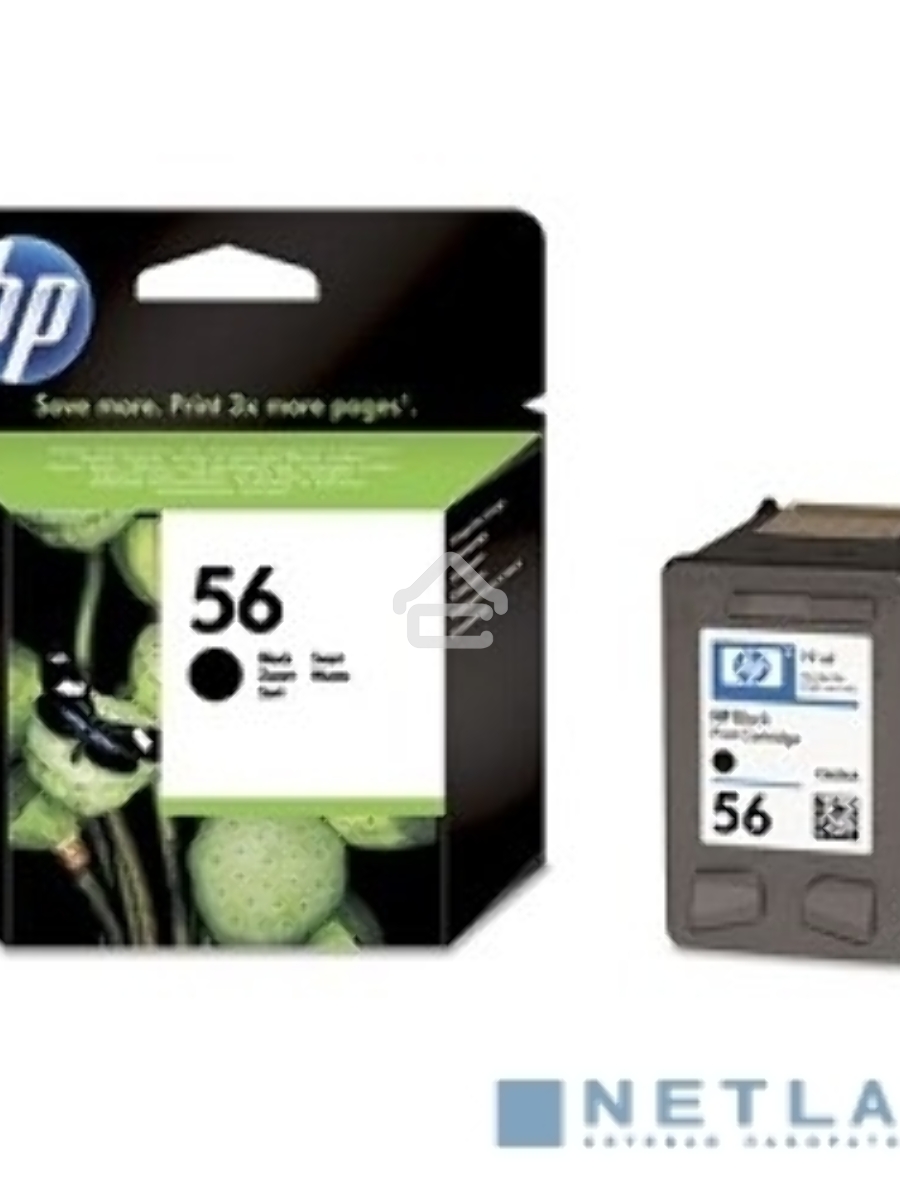Картридж струйный HP №56 C6656AE черный для HP PCS 2100/DJ 5550/450/PS 7150/7350/7550 (520стр.)