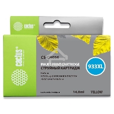 Картридж струйный Cactus CS-CN056 №933 желтый (14 мл) для HP OfficeJet 6600