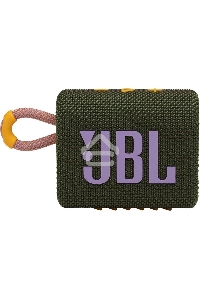 Портативная акустика JBL GO 3, зеленый