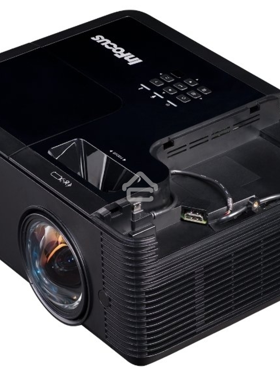 Проектор INFOCUS IN136ST DLP, 4000 ANSI Lm,WXGA (1280x800), 28500:1, 0.521:1, 3.5mm in,Composite video, VGA, HDMI 1.4a x3 (поддержка 3D), USB-A (для SimpleShare и др.), лампа 15000ч.(ECO mode),3.5mm out, Monitor out(VGA),RS232,RJ45,21дБ, 4,5 кг.