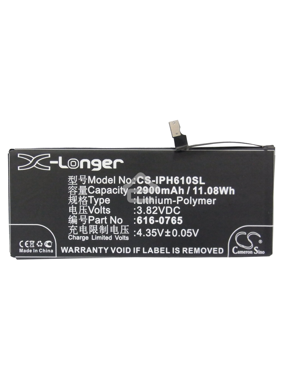 Аккумулятор CameronSino CS-IPH610SL для iPhone 6 Plus 3.82V / 2900mAh / 11.08Wh