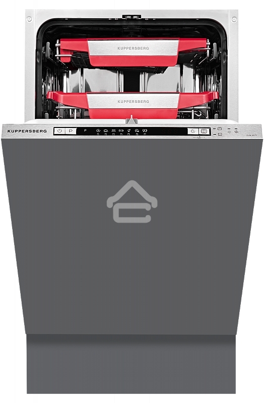 Встраиваемая посудомоечная машина Kuppersberg GLM 4575, серебристый, 44.8 см, 11 компл., 44 дБ, класс A++