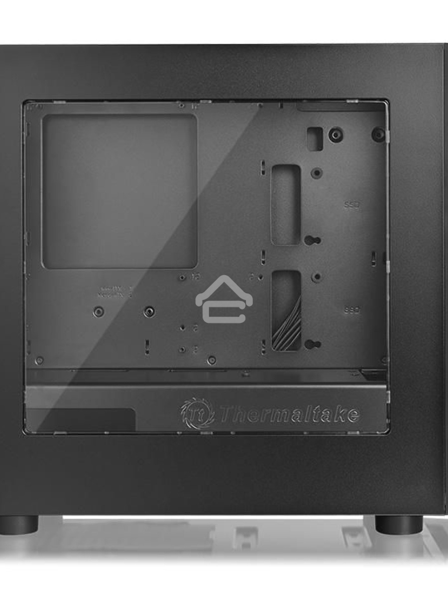 Компьютерный корпус Thermaltake Versa H18 Window черный без БП mATX 2xUSB2.0 1xUSB3.0 audio bott PSU