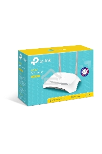 Роутер беспроводной TP-Link TL-WR840N N300 10/100BASE-TX белый