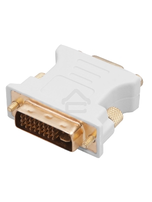Переходник Rexant (17-6821) ПЕРЕХОДНИК шт.DVI - гн.VGA GOLD